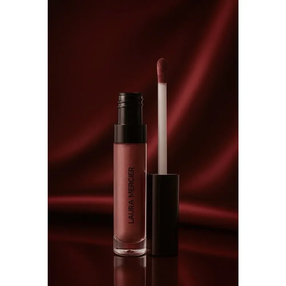 Laura Mercier Lip Glace 35 Creme Brulee Mauve Nude Gloss 0.19 oz Shine